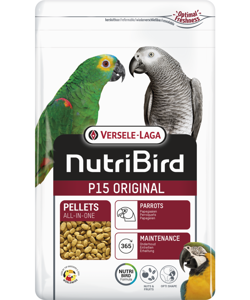 Екструдирана храна за големи папагали Versele-Laga NutriBird P15 Original
