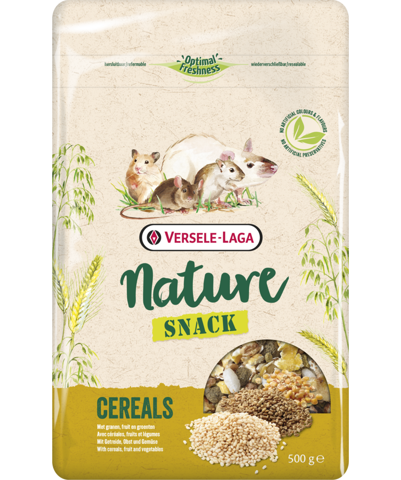 Лакомство със зърнени култури и плодове за хамстери Versele-Laga Nature Snack Cereals