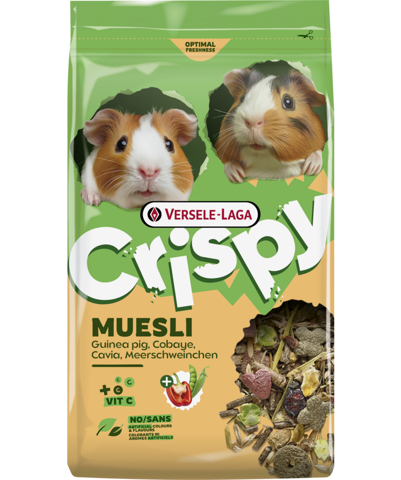 Храна за морски свинчета Versele-Laga Crispy Muesli Guinea Pig с витамин C