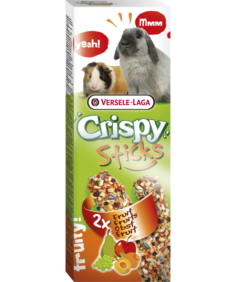 Стик за зайци и морски свинчета с плодове Versele-Laga Crispy Sticks Fruit