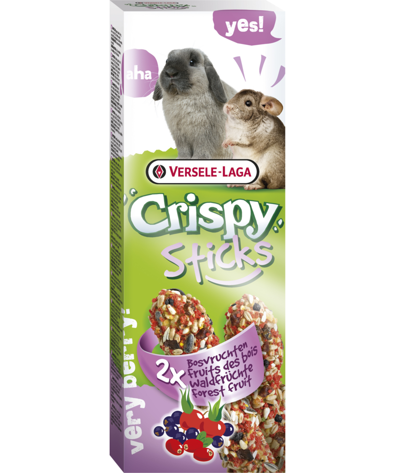 Стик за зайци и чинчили с горски плодове Versele-Laga Crispy Sticks Forest Fruit
