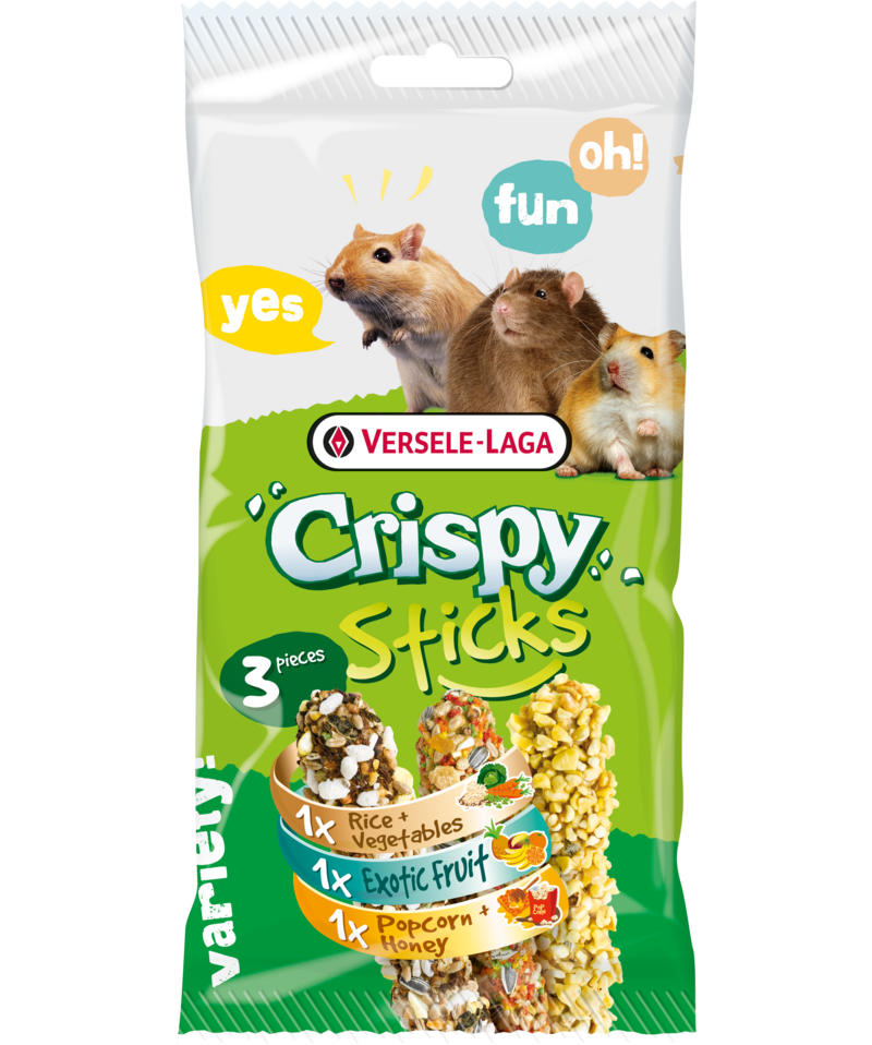 Стикове за хамстери, плъхове и катерици Versele-Laga Crispy Sticks Omnivores