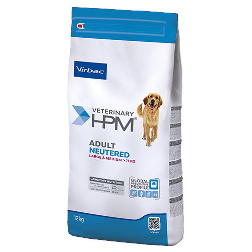 Virbac HPM Dog Adult Neutered Large & Medium 12 кг