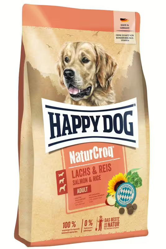 Храна за кучета Happy Dog NaturCroq Salmon & Rice със сьомга и ориз