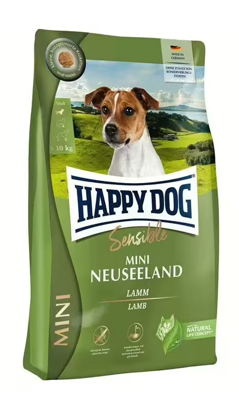 Храна за кучета Happy Dog Sensible Mini New Zealand с агнешко