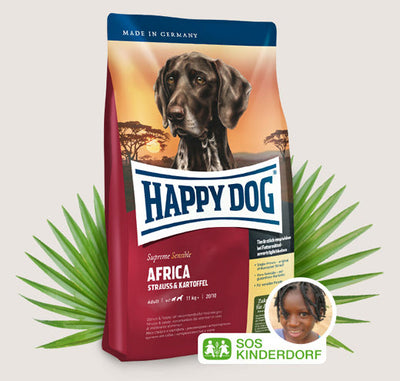 Храна за кучета Happy Dog Sensible Africa с щраус