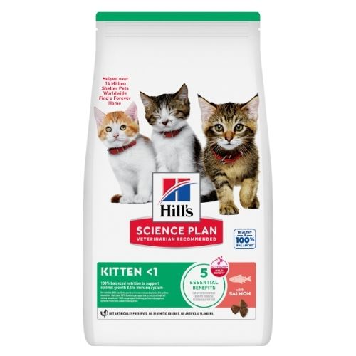 Hill's Science Plan Kitten със сьомга – опаковка