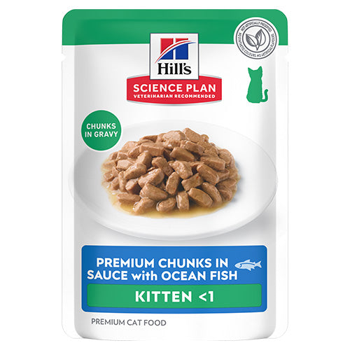 Hill's Science Plan Kitten с океанска риба – пауч 85 г