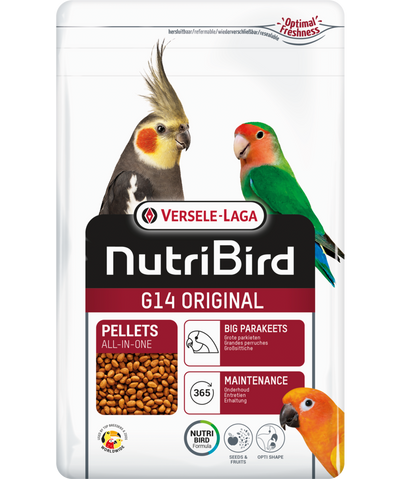 Екструдирана храна за средни папагали Versele-Laga NutriBird G14 Original