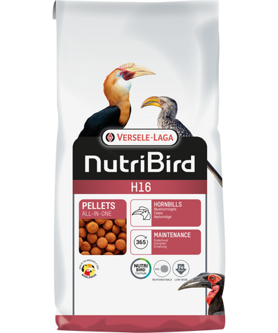 Екструдирана храна за птица носорог Versele-Laga NutriBird H16 Breeding