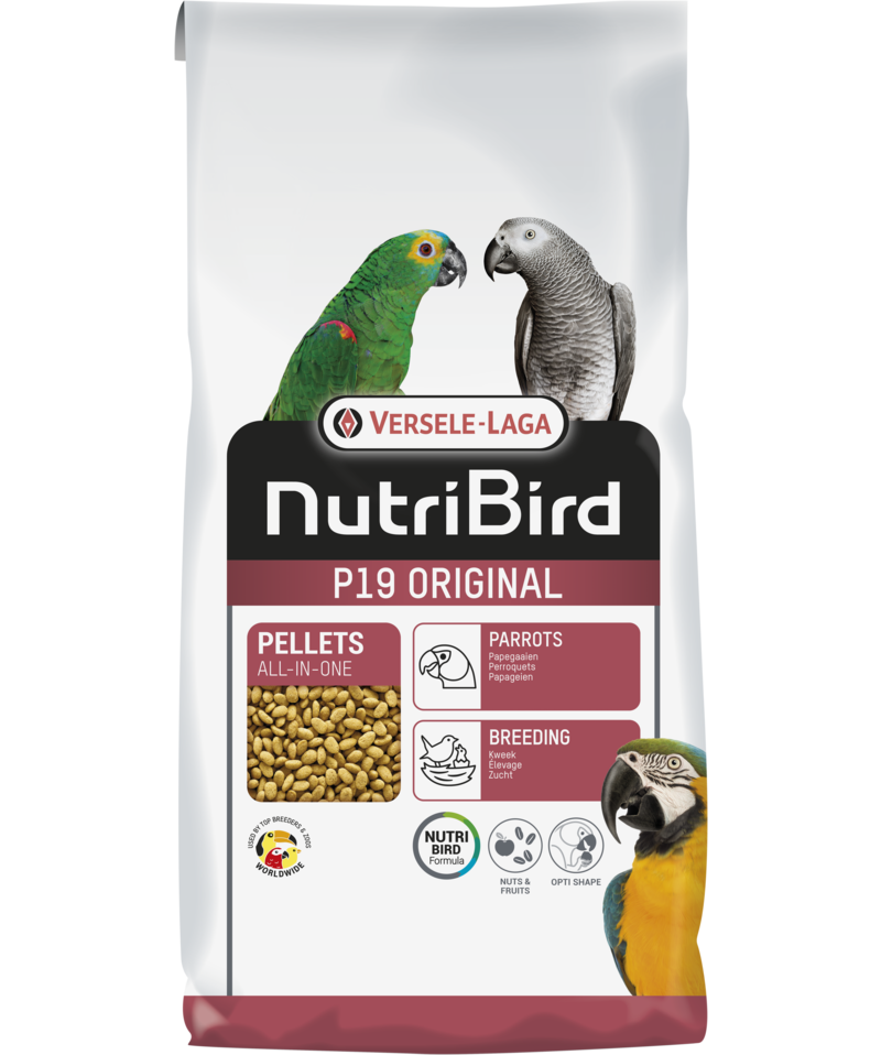 Развъдна екструдирана храна за големи папагали Versele-Laga NutriBird P19 Original