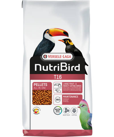 Екструдирана храна за тукани и плодоядни птици Versele-Laga NutriBird T16 Toucan