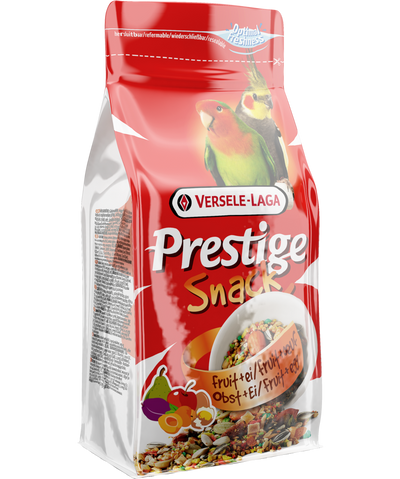 Лакомство за средни папагали Versele-Laga Prestige Snack Big Parakeets с плодове и яйца