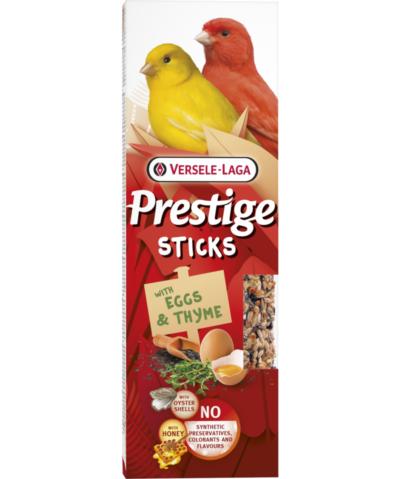Стикове за канари с яйца и мащерка Versele-Laga Prestige Sticks
