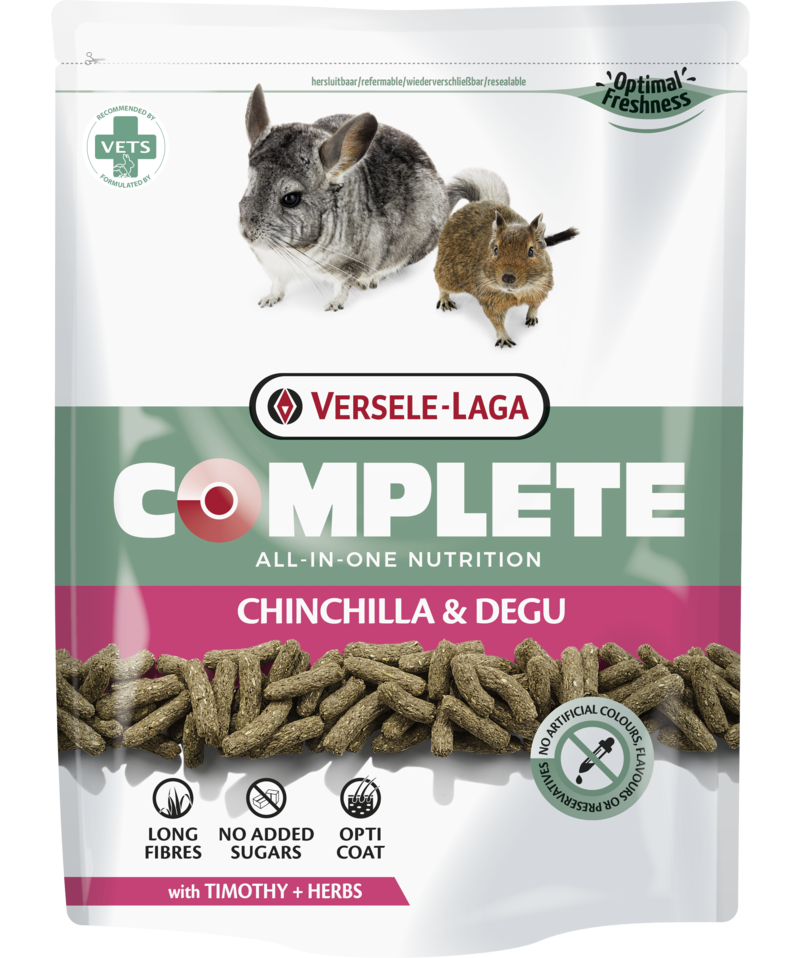 Екструдирана храна за чинчили и дегу Versele-Laga Complete Chinchilla & Degu