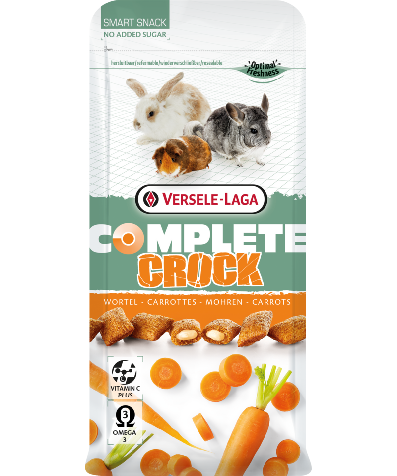 Бисквити за зайци и гризачи Versele-Laga Crock Complete Carrot с морков