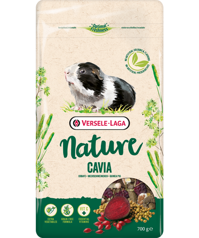 Храна за морски свинчета без зърно Versele-Laga Cavia Nature с витамин C