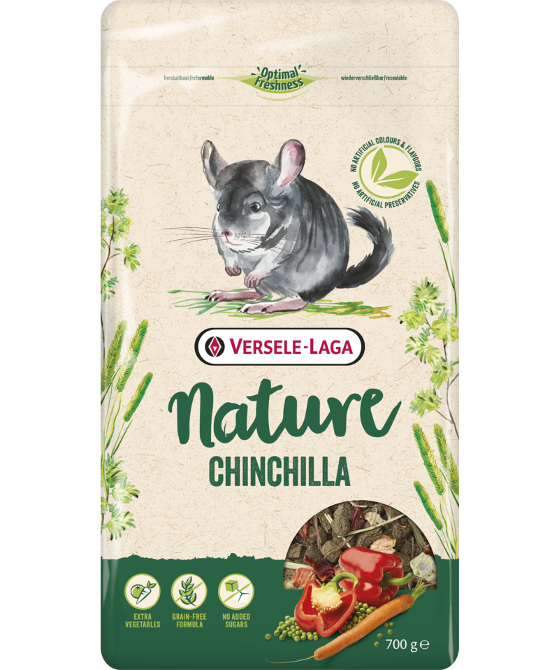 Храна за чинчили без зърно Versele-Laga Chinchilla Nature с тимотей
