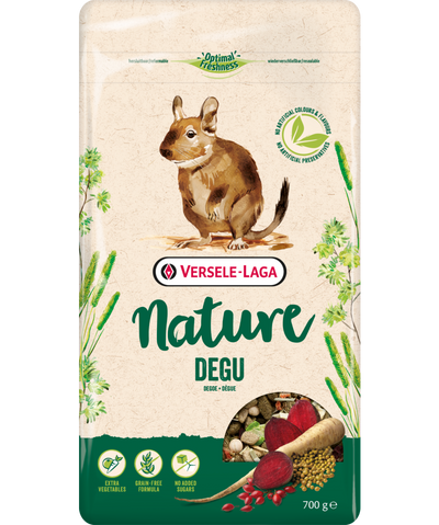 Храна за дегу без зърно Versele-Laga Degu Nature с тимотей и зеленчуци