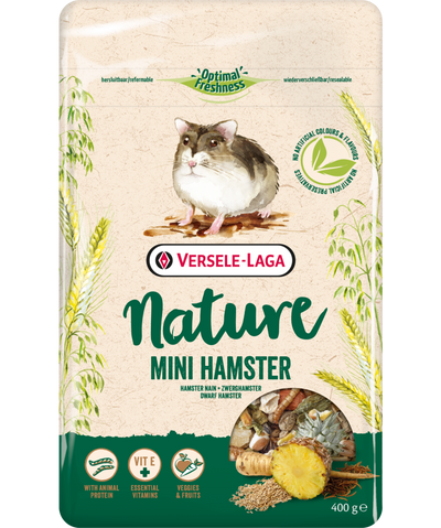Храна за джудженски хамстери Versele-Laga Mini Hamster Nature с брашнести червеи