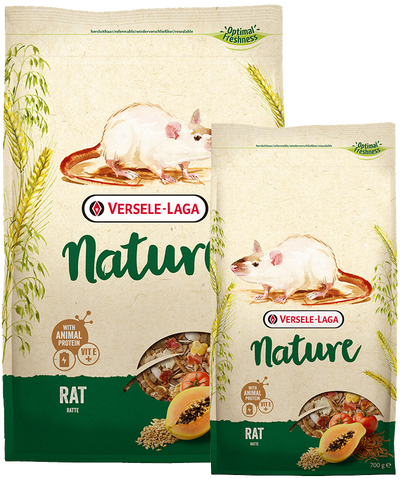 Храна за плъхове и мишки Versele-Laga Rat Nature с брашнести червеи и витамин E
