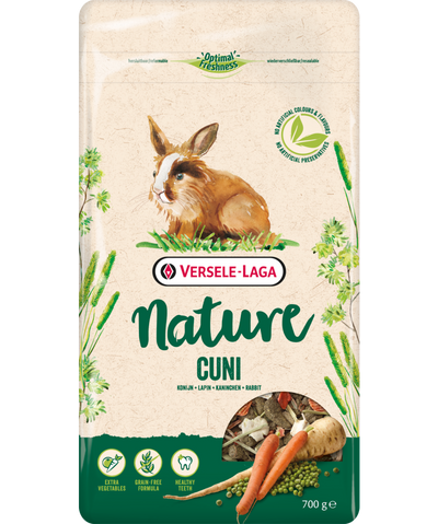 Храна за зайци без зърно Versele-Laga Cuni Nature с тимотей и зеленчуци