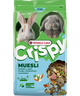 Храна за зайци Versele-Laga Crispy Muesli Rabbits с фибри и зеленчуци