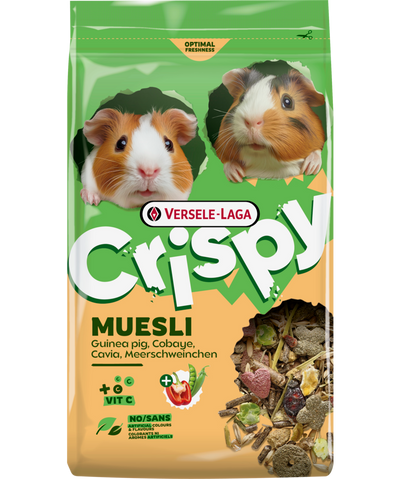Храна за морски свинчета Versele-Laga Crispy Muesli Guinea Pig с витамин C