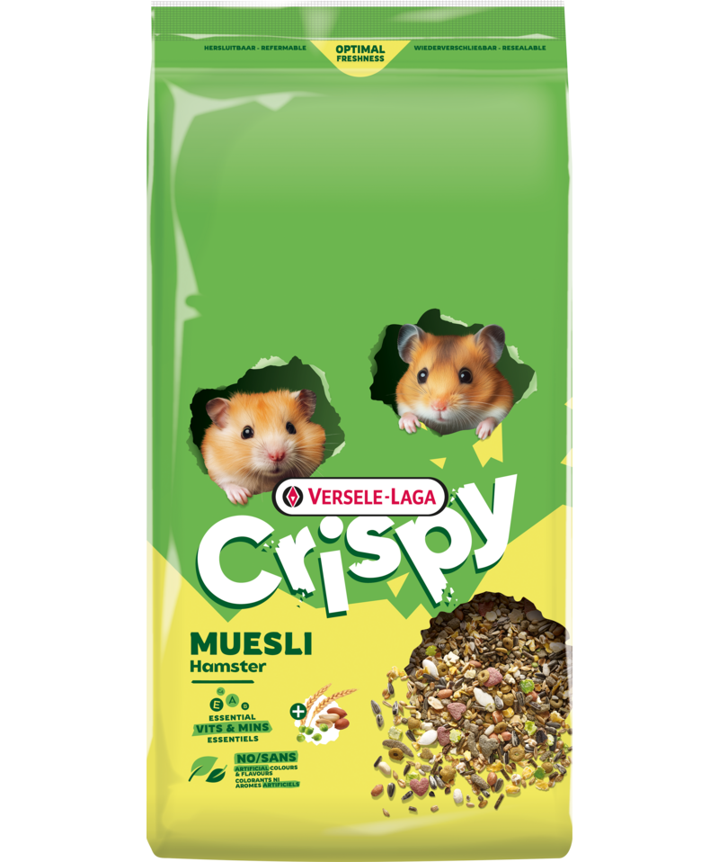Храна за хамстери Versele-Laga Crispy Muesli Hamster – зърнена смес 9 кг