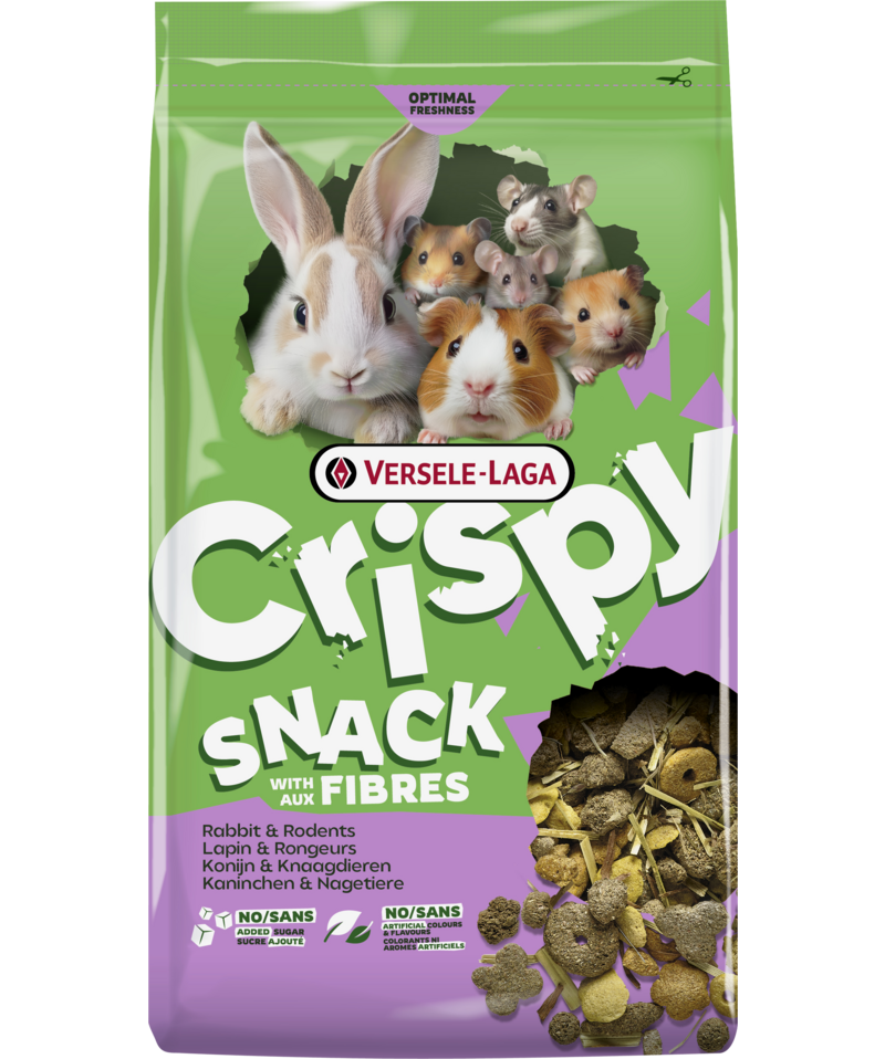 Хрупкава смес с фибри за зайци и гризачи Versele-Laga Crispy Snack with Fibres