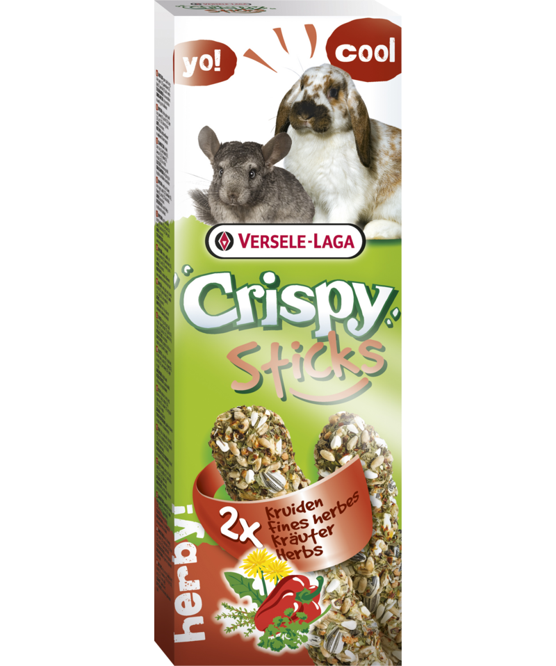 Стик за зайци и чинчили с билки Versele-Laga Crispy Sticks Herbs