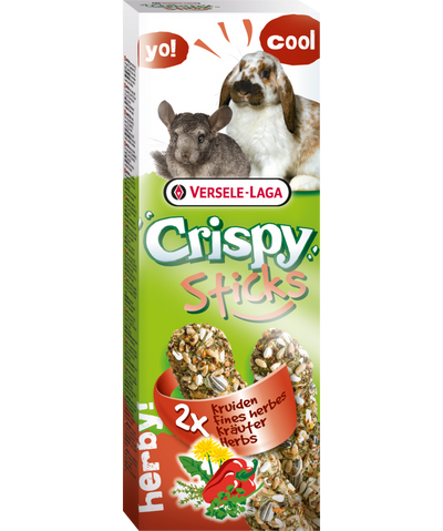 Стик за зайци и чинчили с билки Versele-Laga Crispy Sticks Herbs