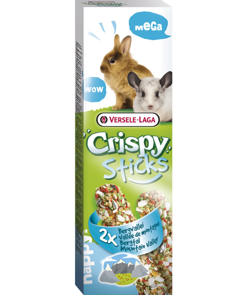 Голям стик за зайци и чинчили Versele-Laga Crispy Mega Sticks Mountain Valley
