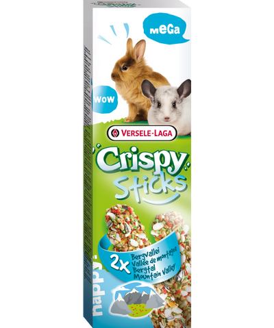 Голям стик за зайци и чинчили Versele-Laga Crispy Mega Sticks Mountain Valley