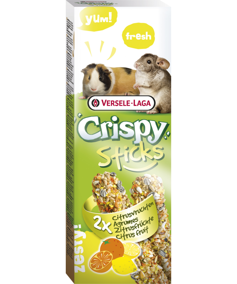 Стик за морски свинчета и чинчили с цитруси Versele-Laga Crispy Sticks Citrus Fruit