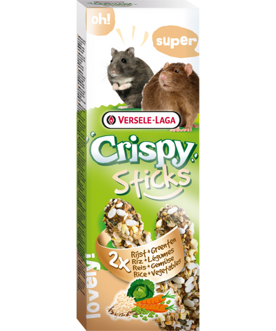 Стик за хамстери и плъхове с ориз и зеленчуци Versele-Laga Crispy Sticks Rice & Vegetables