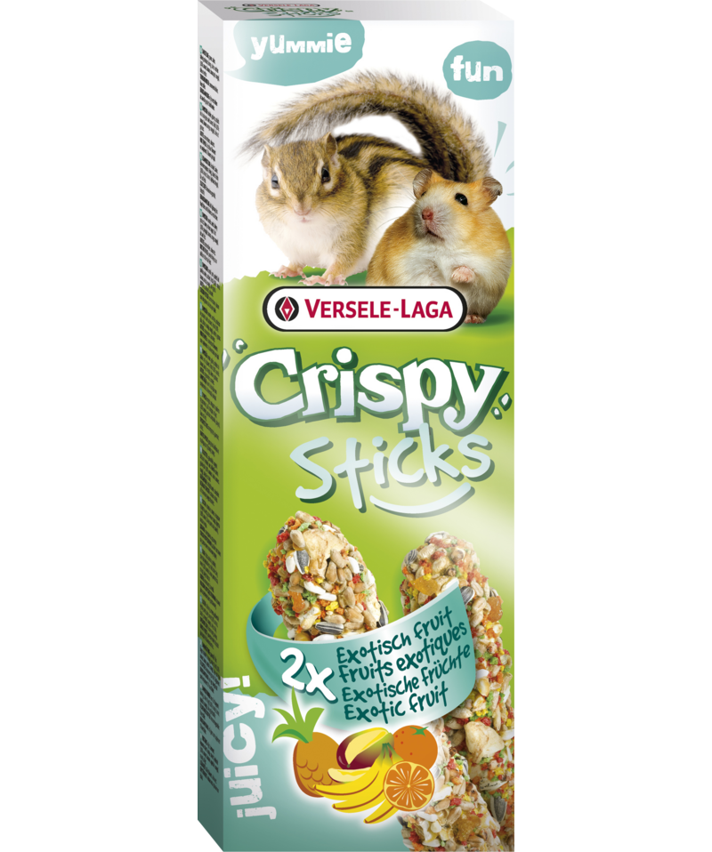 Стик за хамстери и катерици с екзотични плодове Versele-Laga Crispy Sticks Exotic Fruit