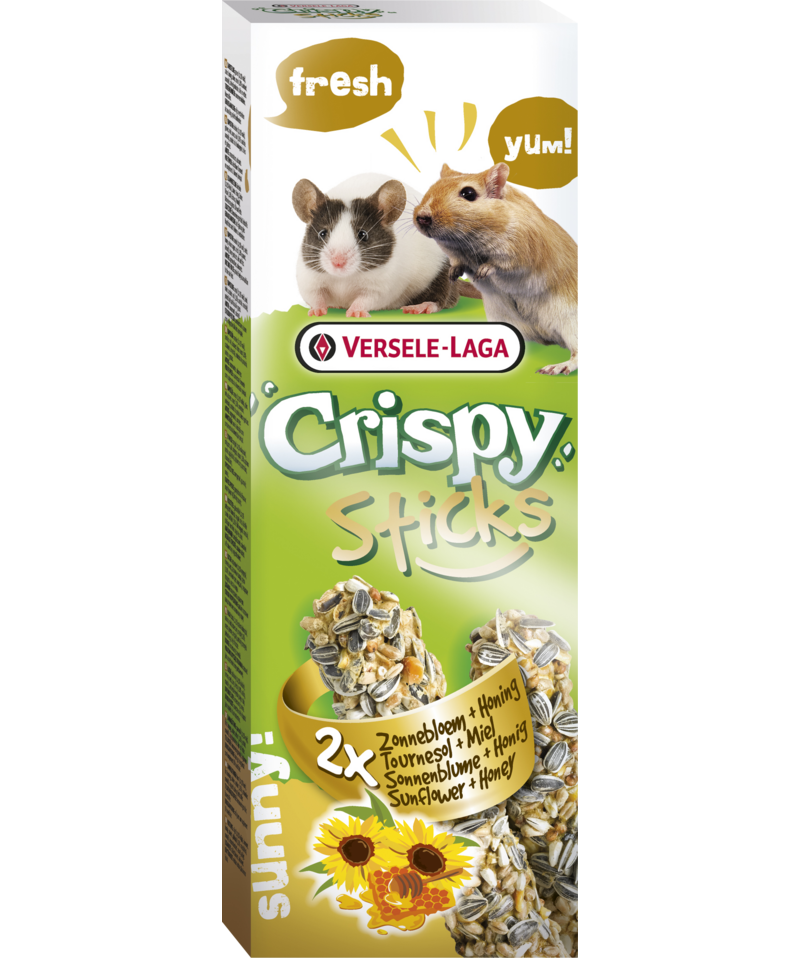 Стик за мишки и джербили със семки и мед Versele-Laga Crispy Sticks Sunflower & Honey
