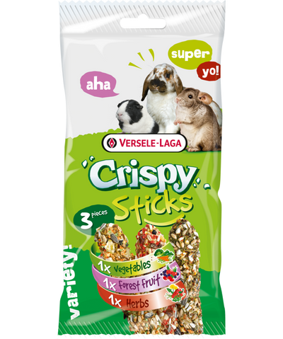 Стикове за зайци, морски свинчета и чинчили Versele-Laga Crispy Sticks Herbivores