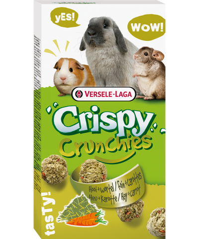 Хрупкави хапки със сено и зеленчуци за зайци и гризачи Versele-Laga Crispy Crunchies Hay