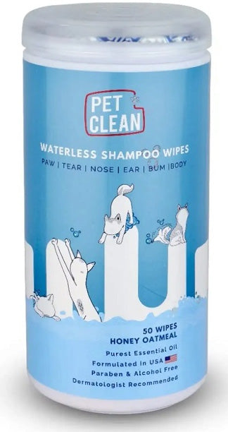 Pet Clean Waterless Shampoo Wipes for Dogs&Cats - снимка 1 от 4