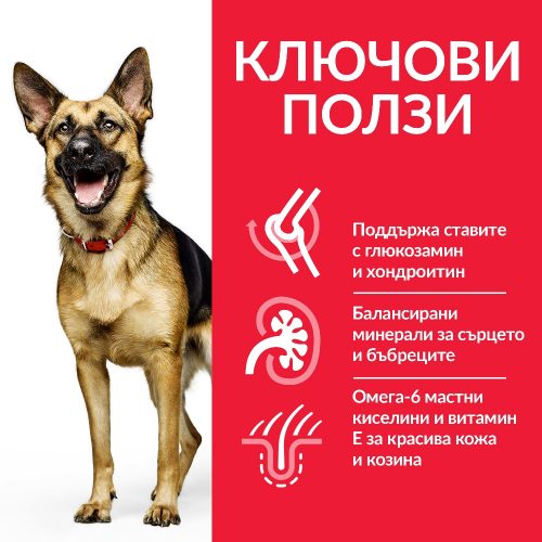 Храна за кучета с пилешко Hill’s Science Plan Adult Mature Large Breed - снимка 2 от 5