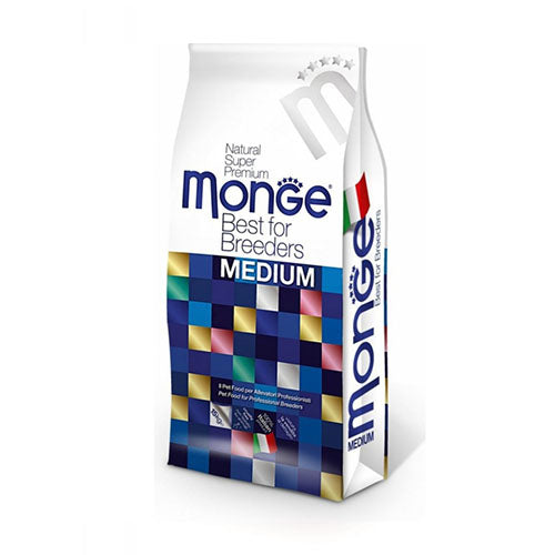 Супер премиум храна за кученца (средни породи) до 1г. Monge Medium Starter с пилешко - снимка 1 от 5