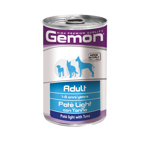 Консерва пастет за кучета GEMON Paté Adult Light с риба тон - снимка 1 от 3