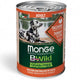 Консерва хапки за кучета Monge BWILD Grain Free Adult с пуешко, тиква&тиквички - снимка 1 от 2