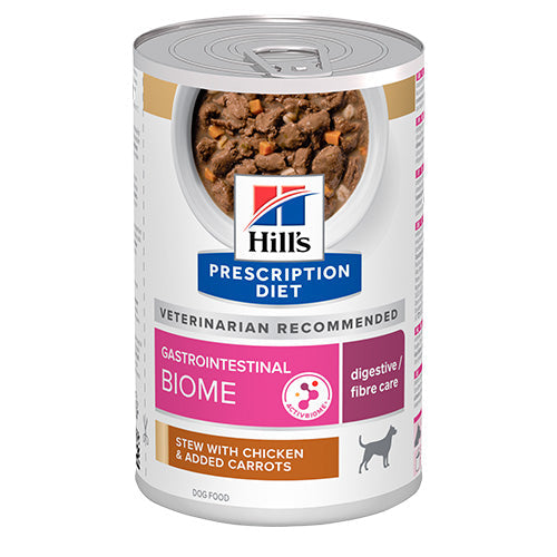 Hill`s PRESCRIPTION DIET GASTROINTESTINAL BIOME STEW с пилешко и моркови - снимка 1 от 7