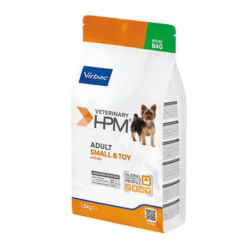 Virbac HPM Dog Adult Small & Toy – опаковка