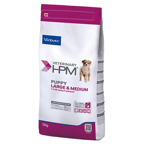 Virbac HPM Dog Puppy Large & Medium 12 кг