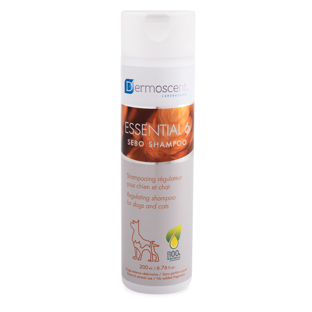 Dermoscent Essential 6 Sebo Shampoo - шампоан при себорея и кожен дисбаланс при кучета и котки - снимка 1 от 2