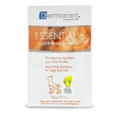Dermoscent Essential 6 Sebo Shampoo - шампоан при себорея и кожен дисбаланс при кучета и котки - снимка 2 от 2